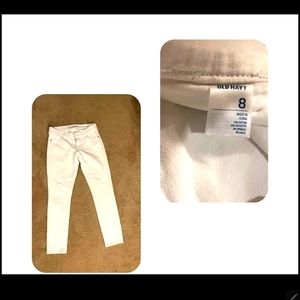 Old Navy White Skinny Jeans